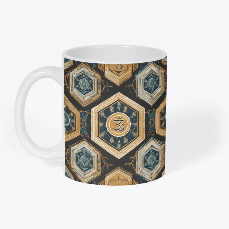 Om Hexagonal Pattern