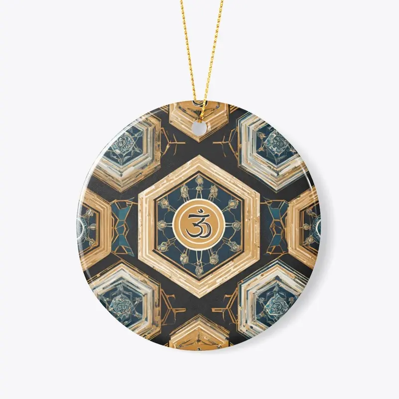 Om Hexagonal Pattern